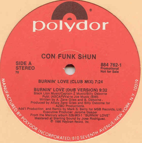 Burnin' Love Con Funk Shun
