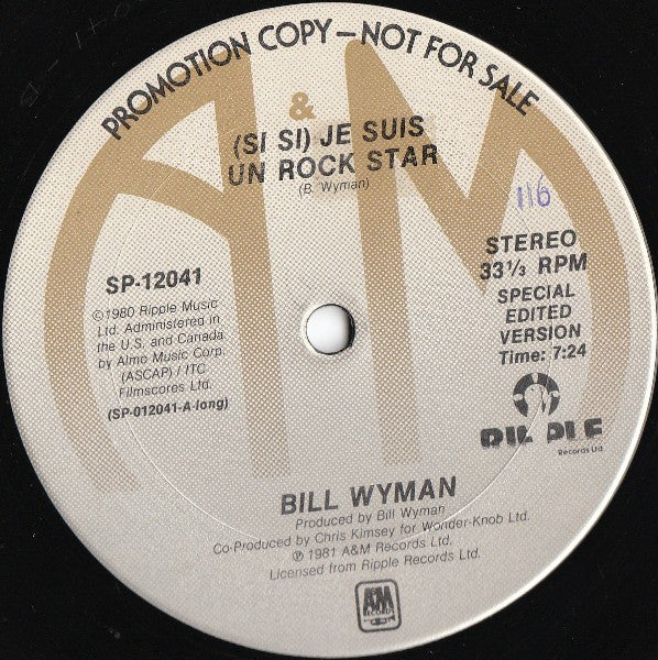 (Si Si) Je Suis Un Rock Star Bill Wyman