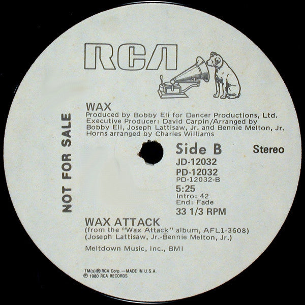 Rock Stomp (We Gotta Party) / Wax Attack Wax (8)