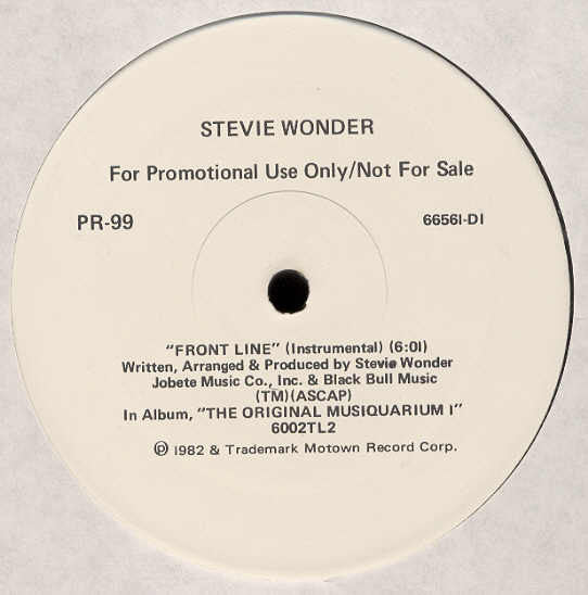 Do I Do / Front Line Stevie Wonder