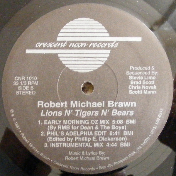 Lions N' Tigers N' Bears Robert Michael Brawn