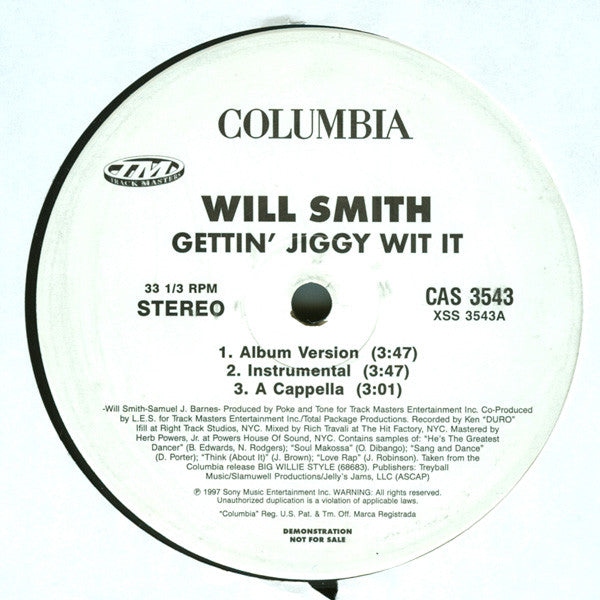 Gettin' Jiggy Wit It / Just Cruisin' Will Smith