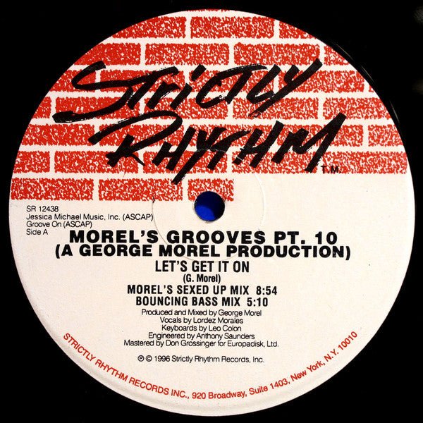 Morel's Grooves Pt. 10 George Morel