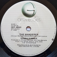 Donna Summer - The Wanderer, 7" vinyl, on Geffen Records (1980)