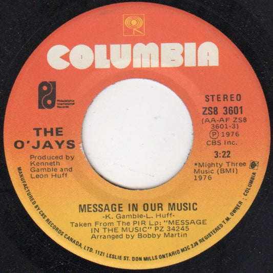The O'Jays - Message In Our Music