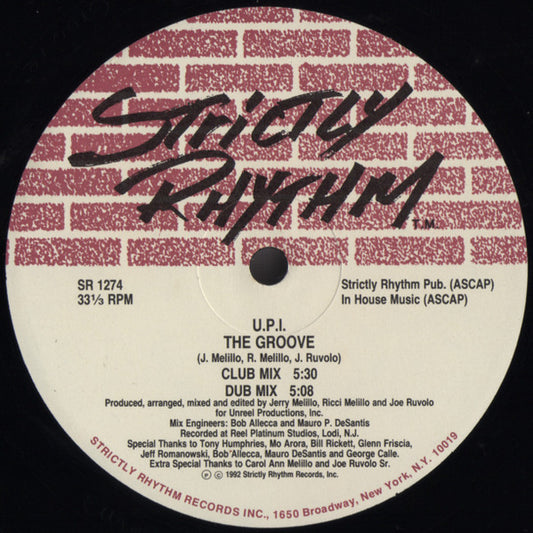 U.P.I.* - The Groove / She's A Freak