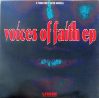 Rectangle Triangle Voices Of Faith EP album cover featuring abstract geometric shapes in vibrant colors.