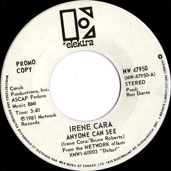 Anyone Can See / Why Irene Cara