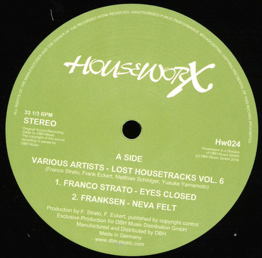 Various - Lost House Tracks Vol. 6