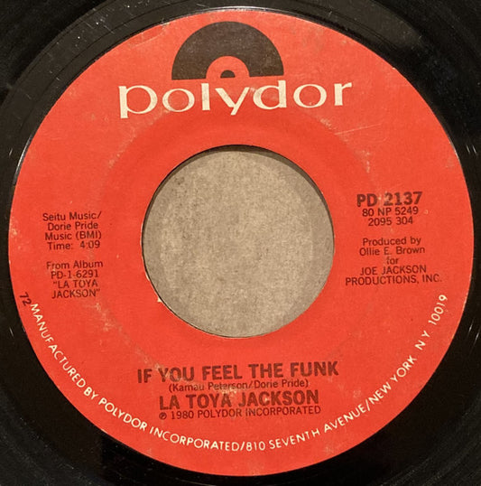 La Toya Jackson - If You Feel The Funk