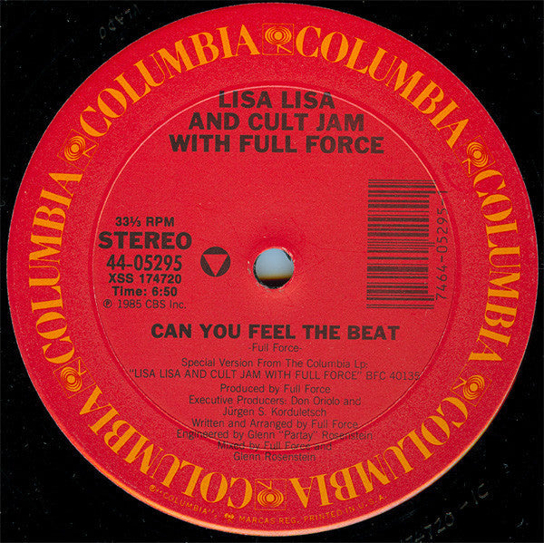 Can You Feel The Beat Lisa Lisa & Cult Jam,Full Force