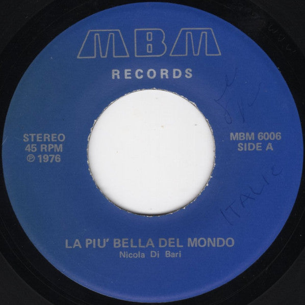 La Piu' Bella Del Mondo Nicola Di Bari