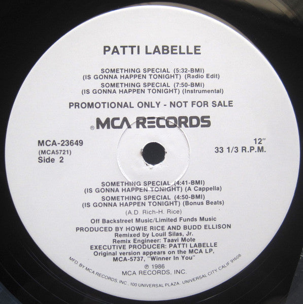 Something Special (Is Gonna Happen Tonight) 2 Patti LaBelle