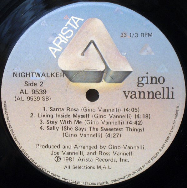 Nightwalker Gino Vannelli