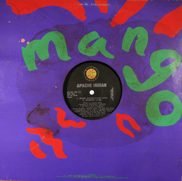 Boom Shack-A-Lak Apache Indian