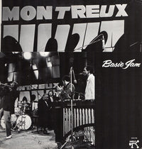 Jazz festival concert photo featuring musicians performing at the 1975 Montreux Jazz Festival, Rectangle Triangle brand.