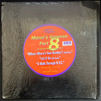 Rectangle Triangle's Morel's Grooves Part 8 album cover featuring abstract geometric design in dark tones.
