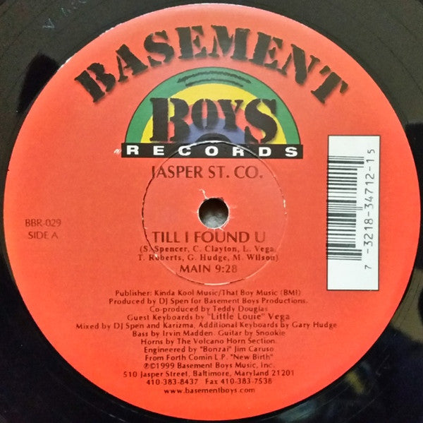Till I Found U Jasper Street Co.,Louie Vega