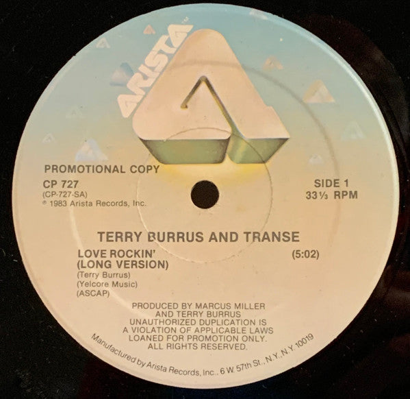 Love Rockin' Terry Burrus,Transe