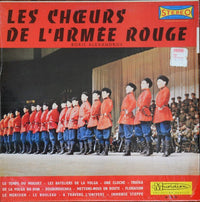 Red Army Choir Volume 1 album cover showing a Soviet-era military choir with performers in uniform.