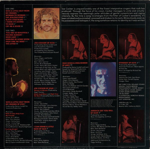 Joe Cocker's Greatest Hits Joe Cocker