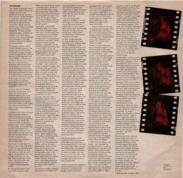 Joe Cocker's Greatest Hits | Rectangle Triangle  