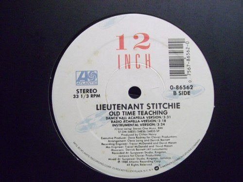 Old Time Teaching Lieutenant Stitchie