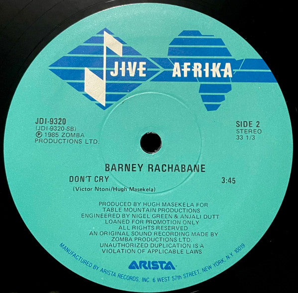 Caribbean Queen Barney Rachabane
