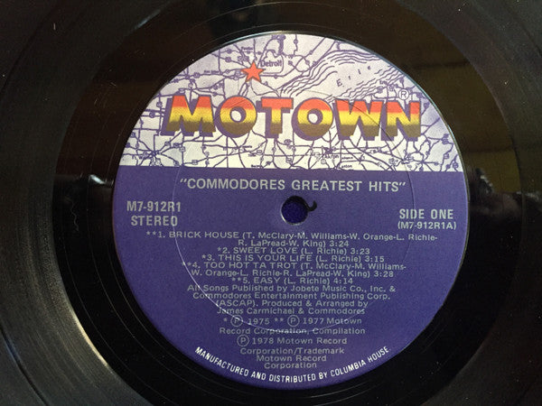 Greatest Hits Commodores