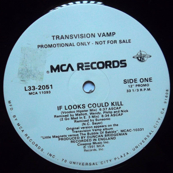 If Looks Could Kill Transvision Vamp