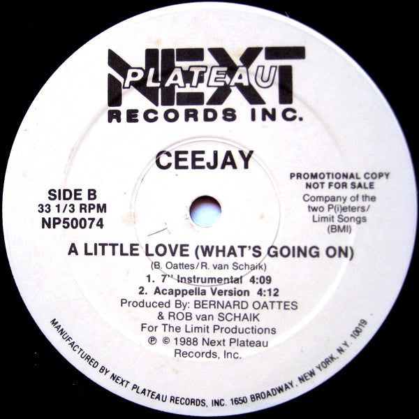 A Little Love (What's Going On) Ceejay