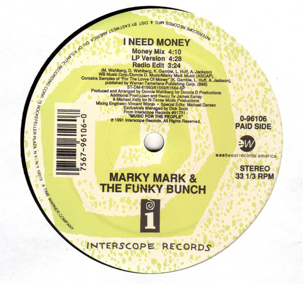I Need Money Marky Mark & The Funky Bunch