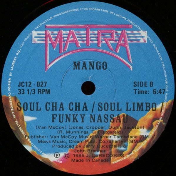 Soul Cha Cha / Soul Limbo / Funky Nassau Mango (8)