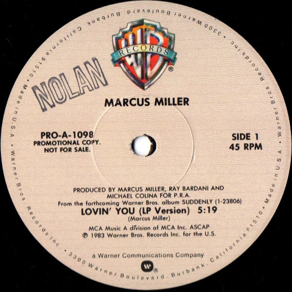 Lovin' You Marcus Miller