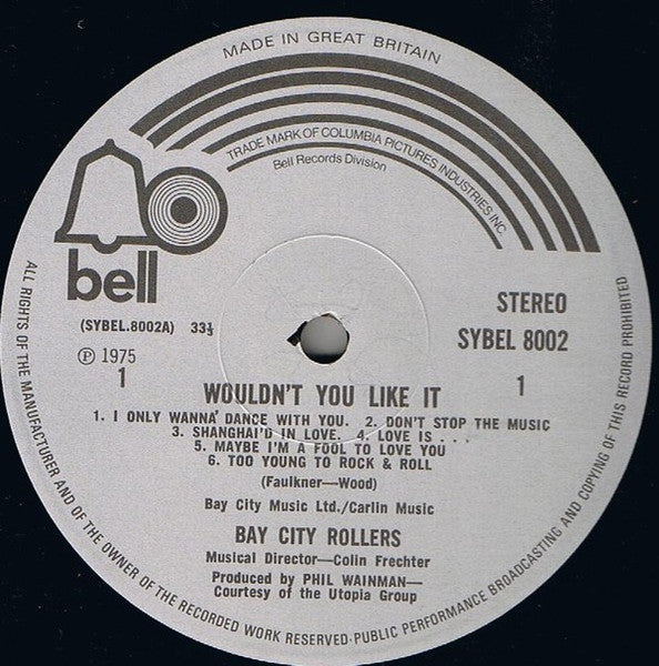 Wouldn't You Like It? Bay City Rollers