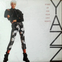 Rectangle Triangle Stand Up For Your Love Rights poster featuring bold text on a vibrant background