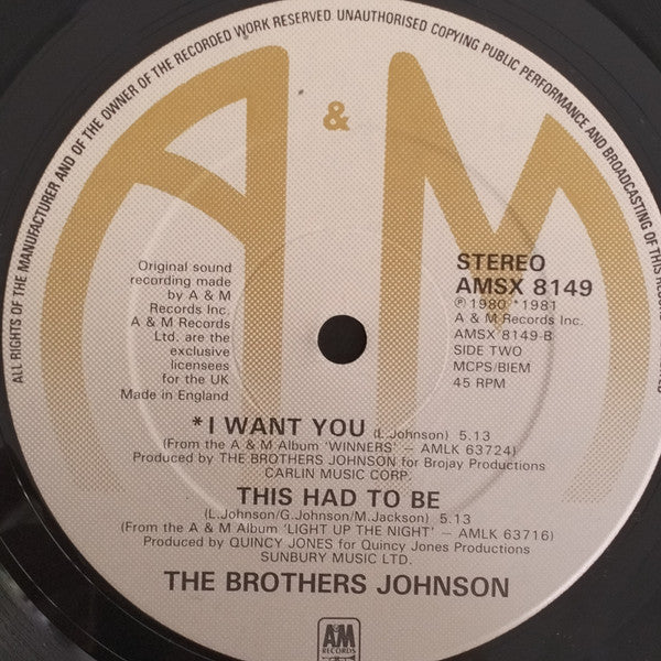 The Real Thing Brothers Johnson