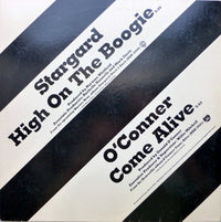 Rectangle Triangle High On The Boogie / Come Alive music album cover featuring vibrant abstract artwork.