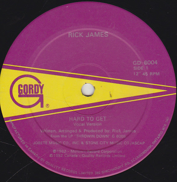 Hard To Get Rick James