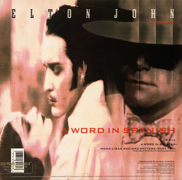 Mona Lisas And Mad Hatters (Part Two) Elton John
