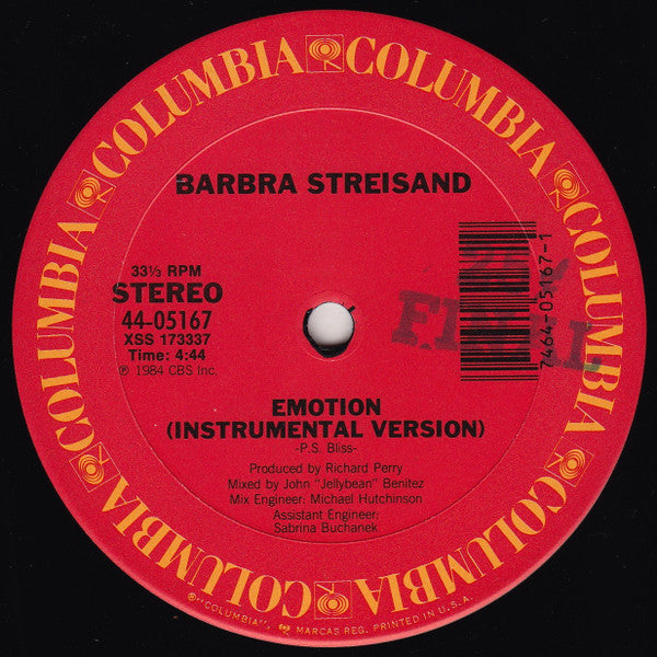 Emotion Barbra Streisand