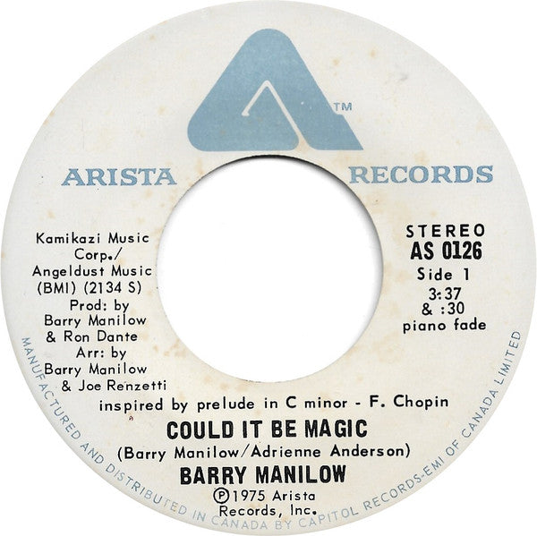Barry Manilow - Could It Be Magic