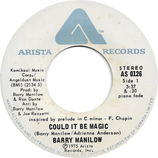 Barry Manilow - Could It Be Magic