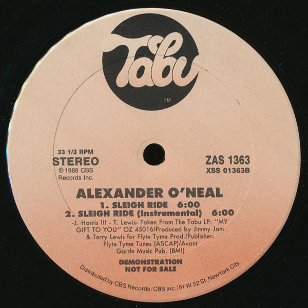 The Little Drummer Boy / Sleigh Ride Alexander O'Neal