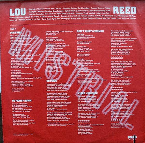 Mistrial Lou Reed