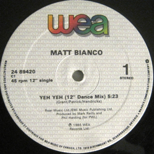 Yeh Yeh Matt Bianco