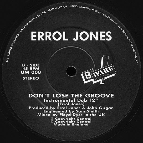 Don't Lose The Groove