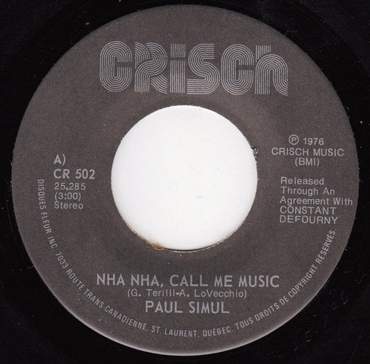 Paul Simul - Nha Nha Call Me Music