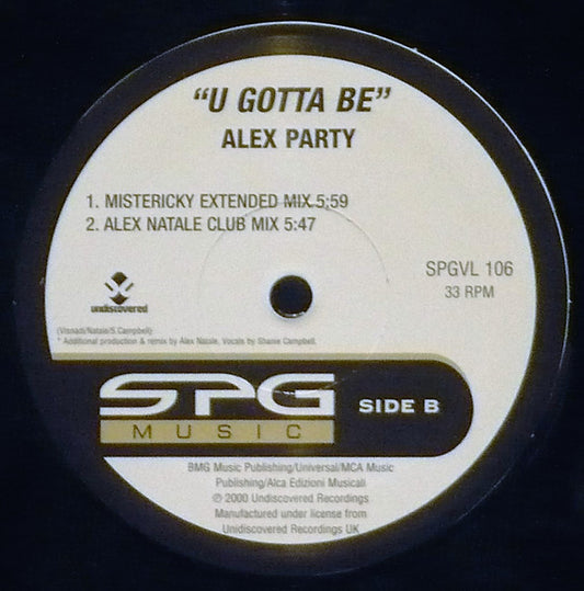 Alex Party - U Gotta Be