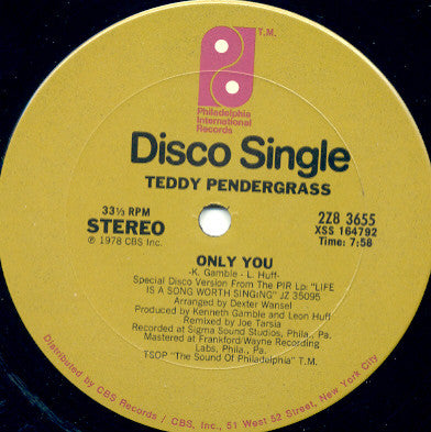 Only You / Get Up, Get Down, Get Funky, Get Loose Teddy Pendergrass